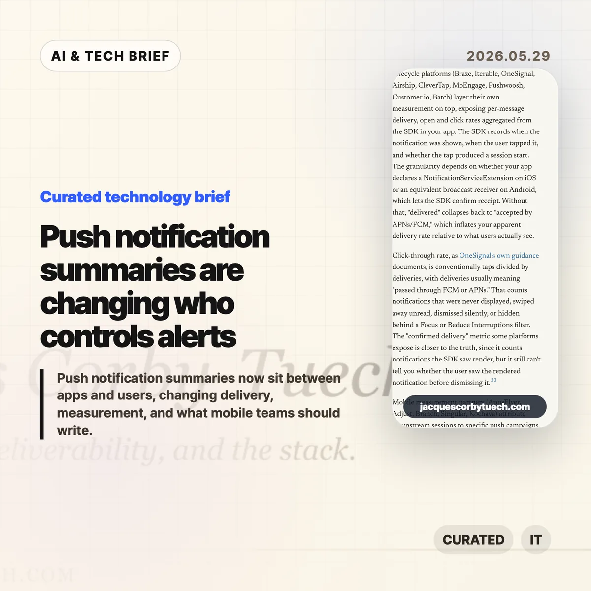 Push notification summaries are changing who controls alerts