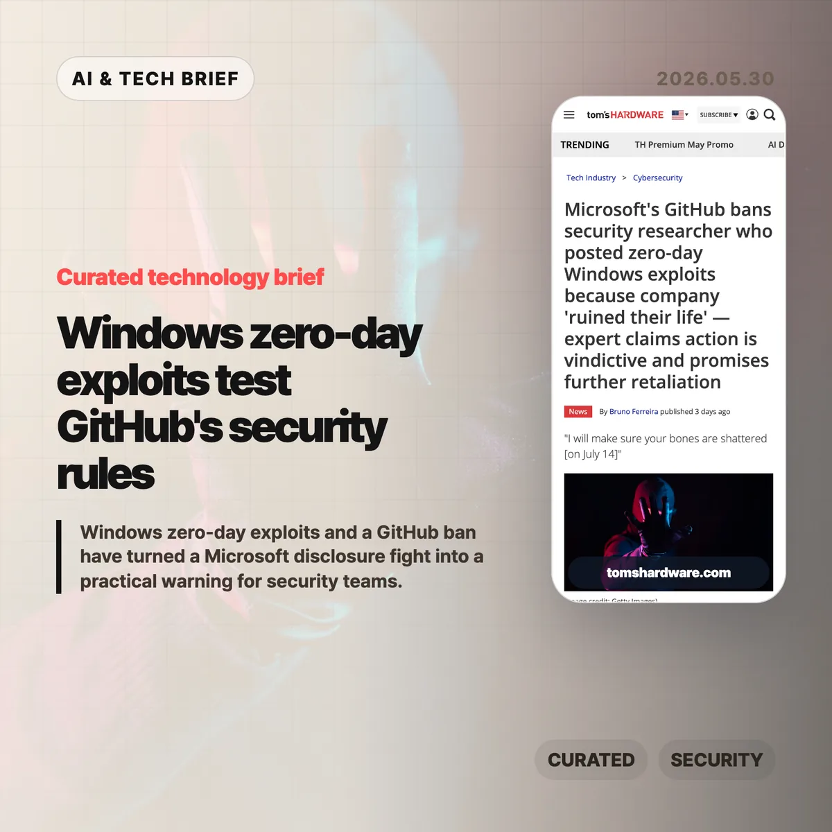 Windows zero-day exploits test GitHub’s security rules