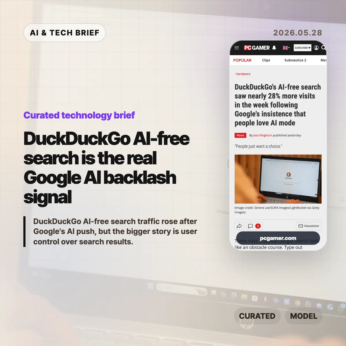 DuckDuckGo AI-free search is the real Google AI backlash signal