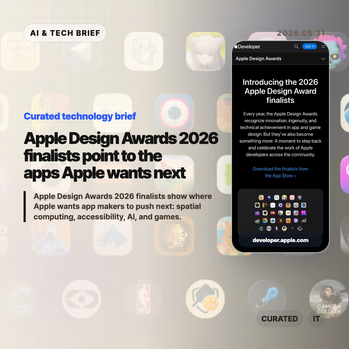 Apple Design Awards 2026 finalists point to the apps Apple wants next