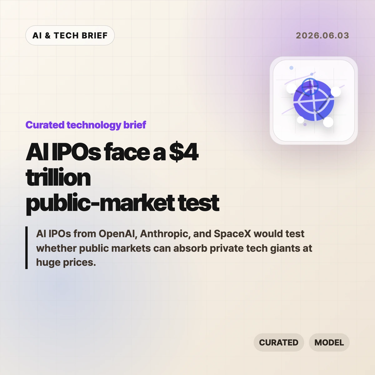 AI IPOs face a $4 trillion public-market test
