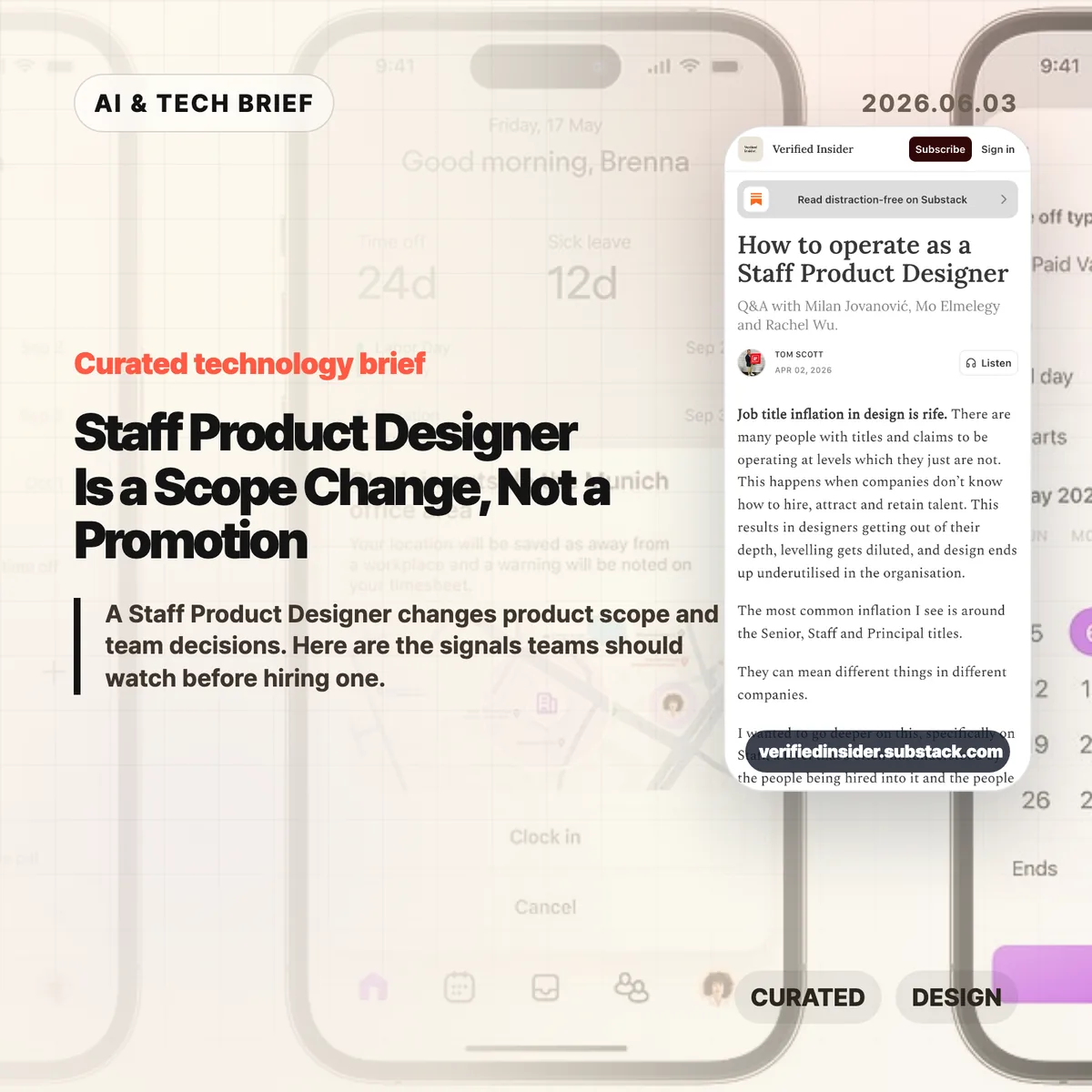 Staff Product Designer Is a Scope Change, Not a Promotion