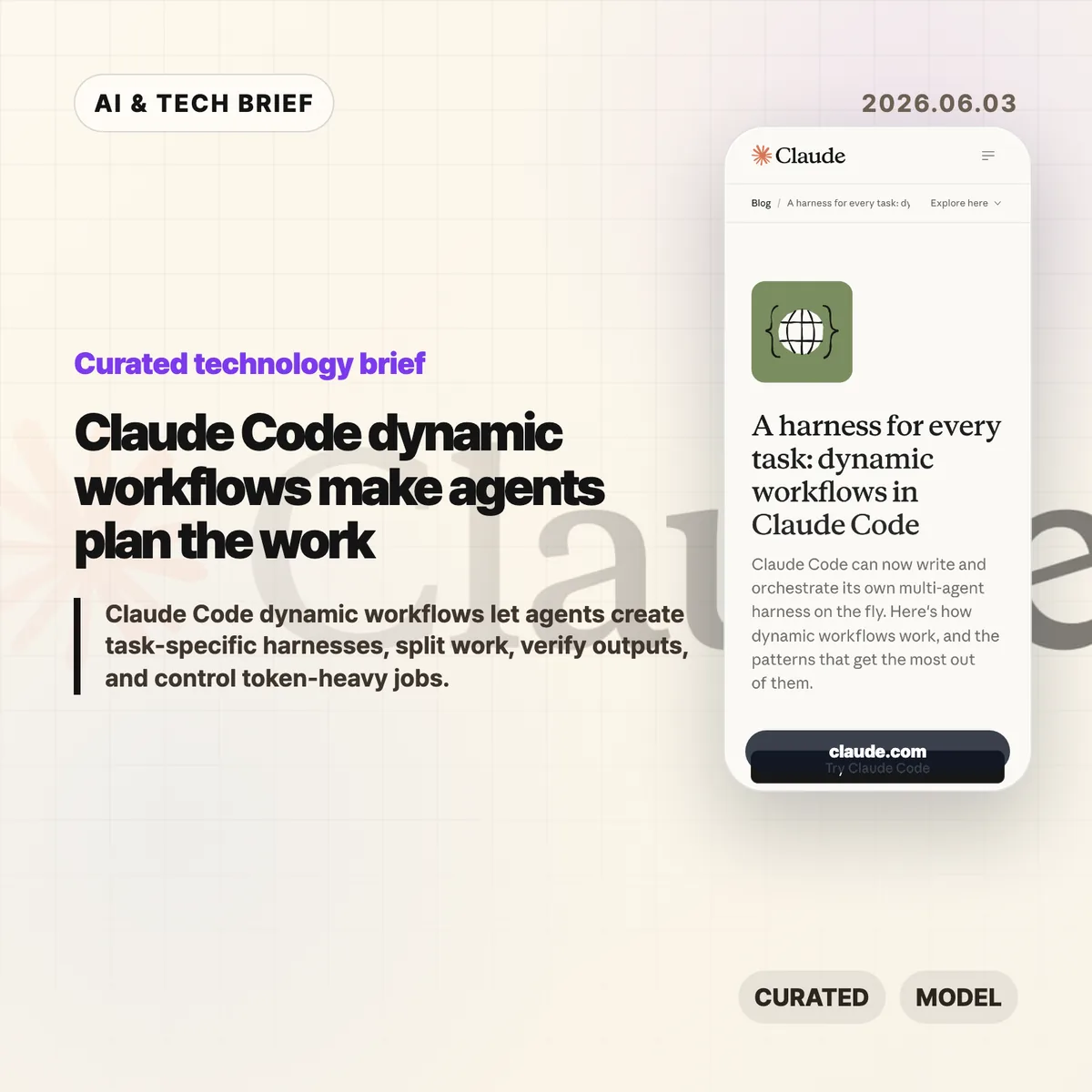 Claude Code dynamic workflows make agents plan the work