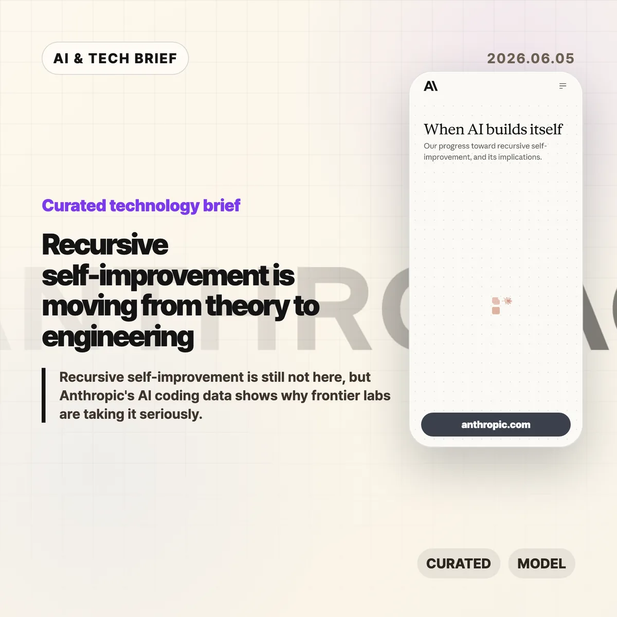 recursive self-improvement