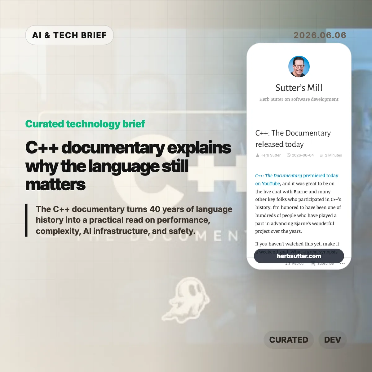 C++ documentary explains why the language still matters
