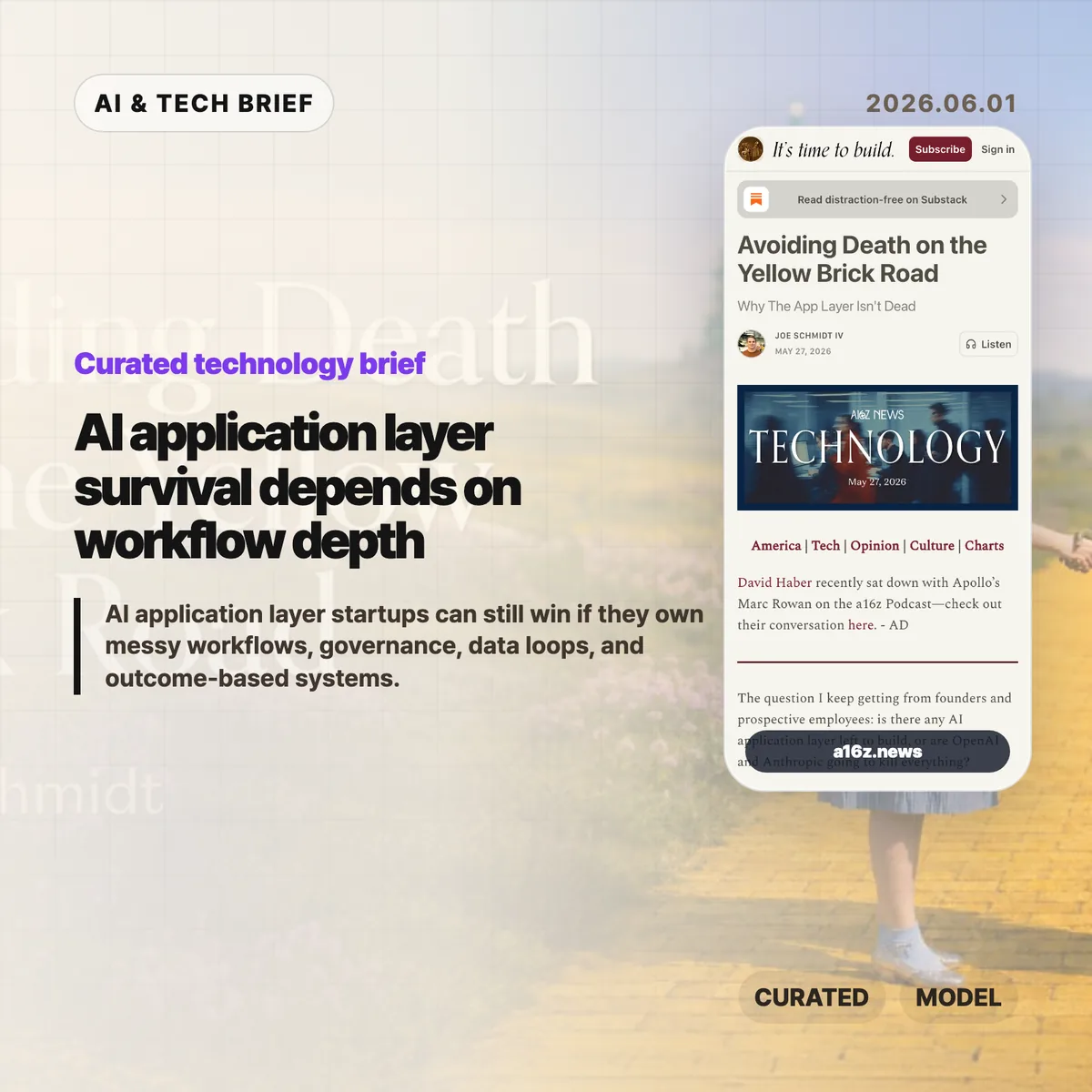AI application layer survival depends on workflow depth