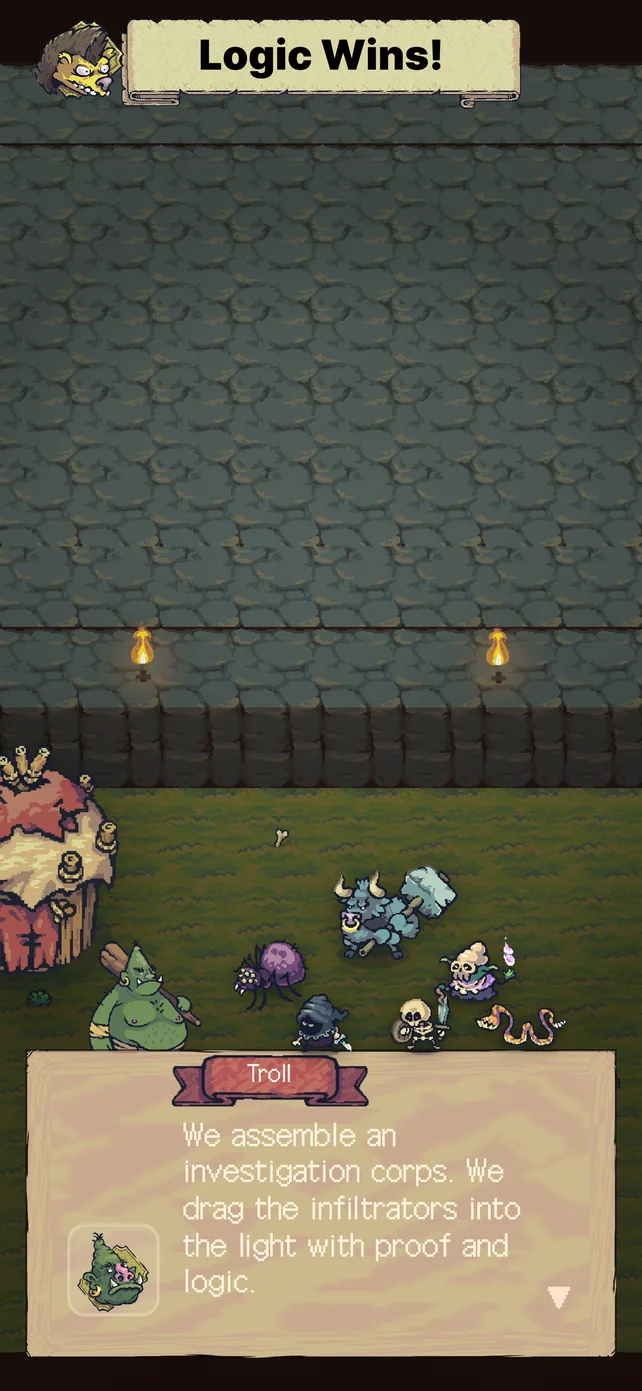 Demon Investigation Squad council scene