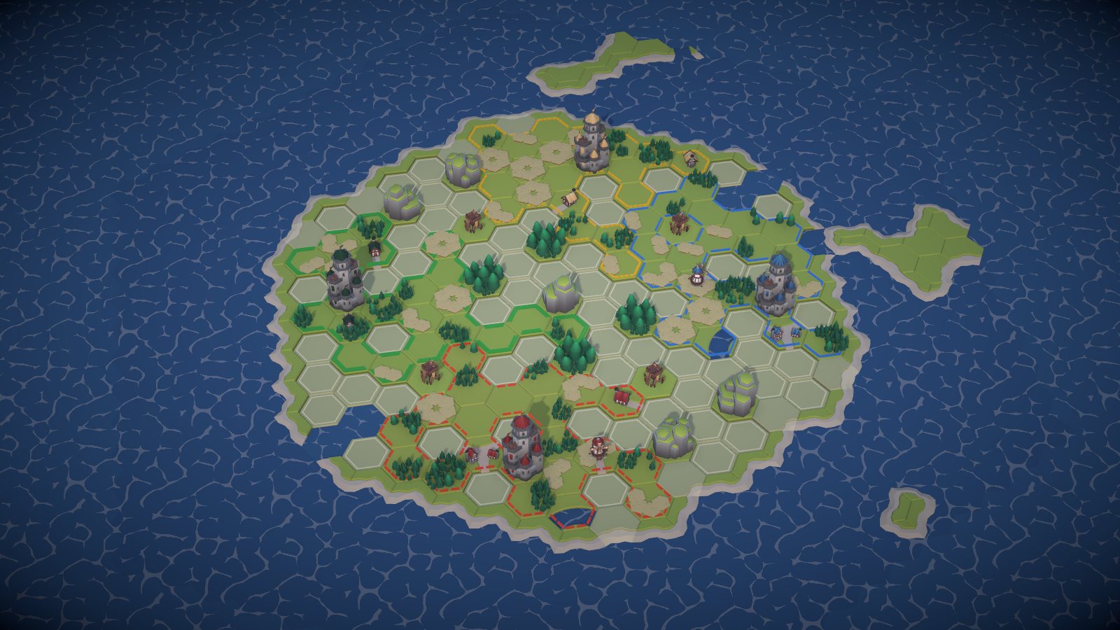 Sestet: Drawing a Fog-Covered World, One Tile at a Time